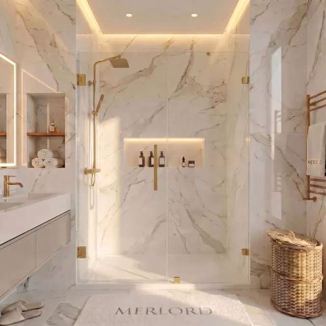 Customize Frameless Swing Shower Door - H06-02
